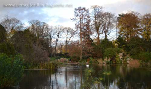 Automne  Bagatelle 2012 : la pice d'eau des nymphas