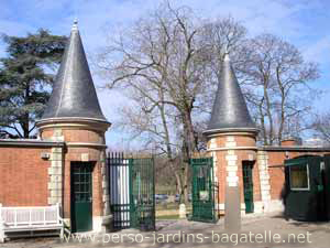 Entrée  "Grille de Sèvres" côté intérieur