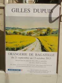 Affiche Gilles Dupuis