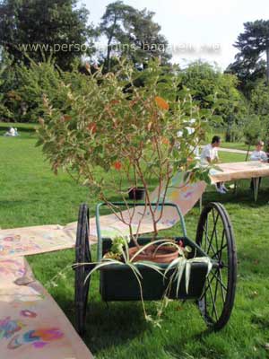 Tapis de dessins et dcoration florale