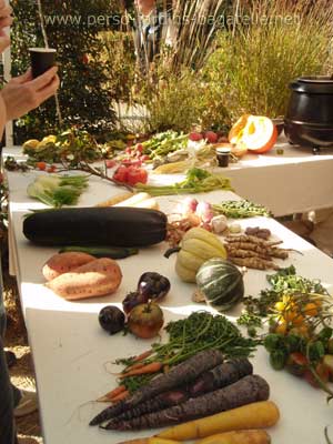 beaux lgumes apptissants et bonne odeur de soupe...