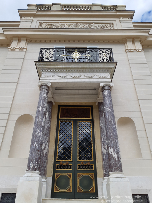 door of the castle after renovation