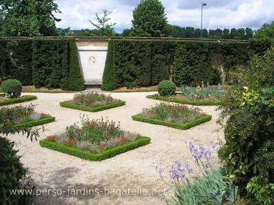 Jardin des iris, entrée