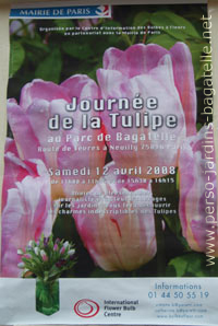 Affiche journée de la tulipe