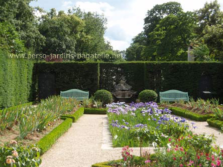 Jardin des iris, côté fontaine