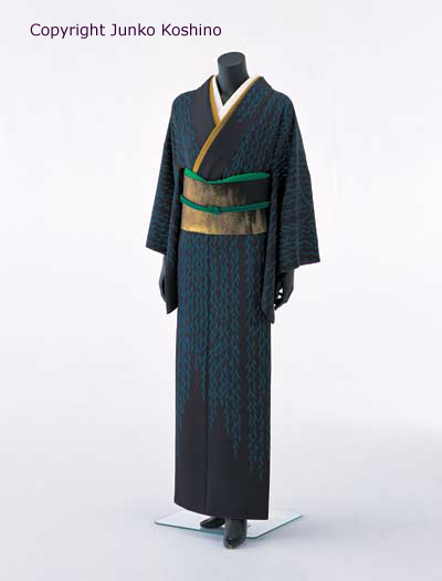 Kimono de visite officielle de Junko Koshino