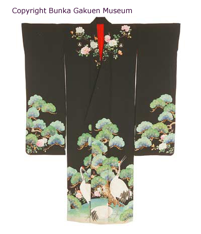 Kimono de mariage, noir