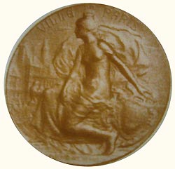 medaille d'or, face