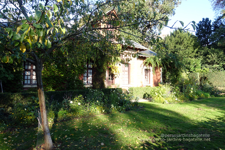 the gardener's house in the vegetable garden