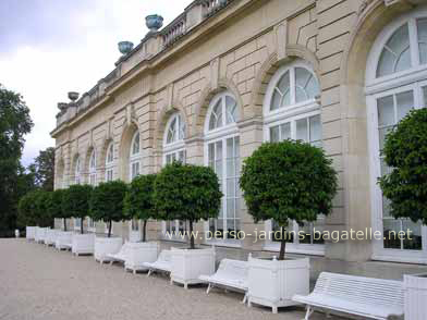 Les bancs de l'Orangerie