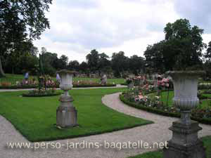 e parterre français de l'Orangerie , notes de rose