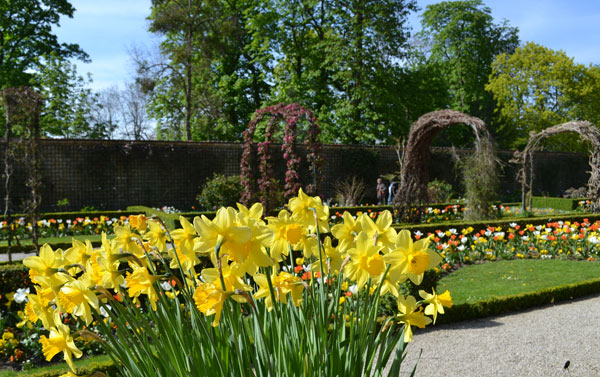 jardin des présentateurs en avril 2016